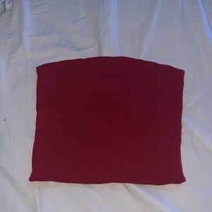 Red brandy melville tube top